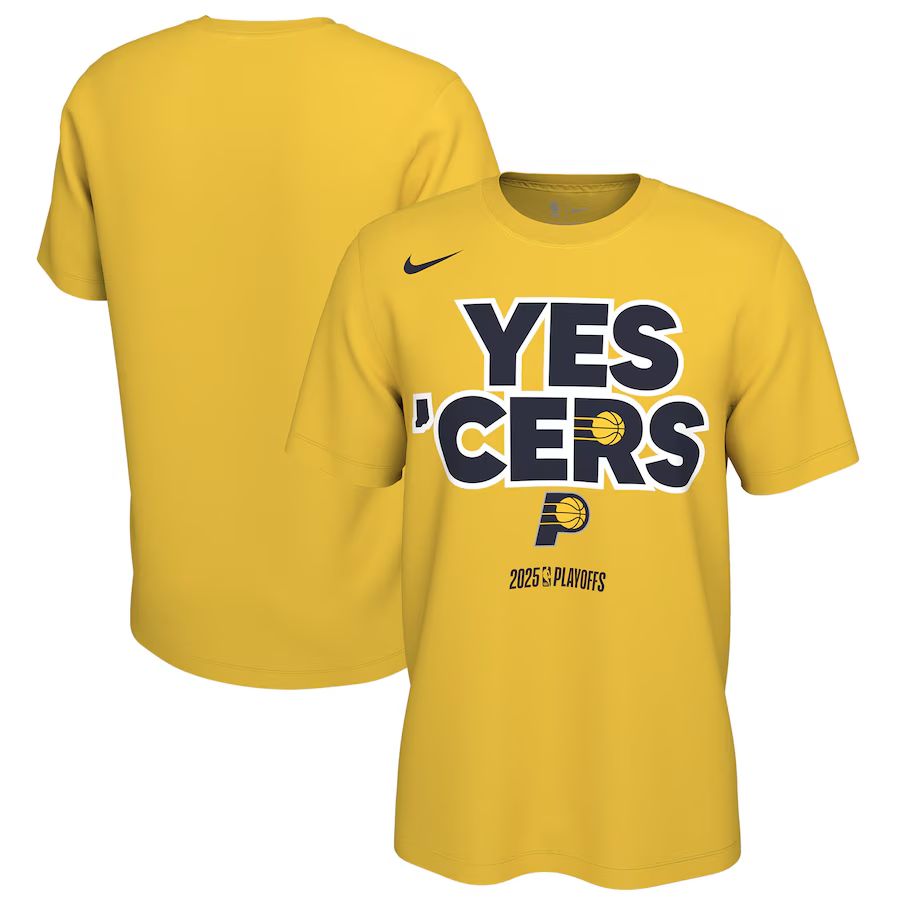 Men 2025 Indiana Pacers NBA playoff T-shirt->orlando magic->NBA Jersey